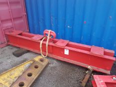 25TONNE 3M LENGTH SWIVEL SINGLE POINT LIFTING BEAM