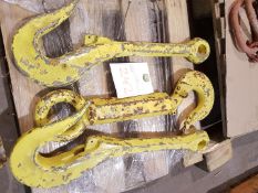 3 NO 12 TONNE OFF SHORE ROV HOOKS