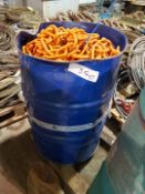 Barrel of circa 500M Long Link 10mm Fishing Chain