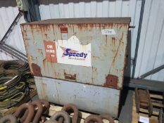 site box lockable tool store