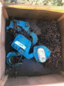 Nitchi 15 tonne 6M Height Of Lift Manual Chain Block c.w Stillage