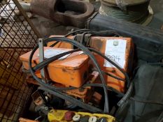 1 NO 2 TONNE HITACHI COMBINED ELECTRIC CHAIN HOIST & TROLLEY 156M HEIGHT OF LIFT