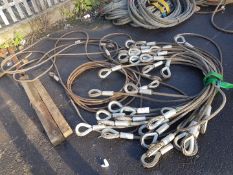 JOB LOT 7 TONNE 3M WIRE ROPE SLINGS