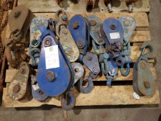 JOB LOT 4TONNE TO 20 TONNE SHEATHE / SNATCH BLOCKS FOR WIRE ROPE