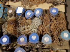 TRACTEL 10 NO 1 TONNE 3M HEIGHT OF LIFT MANUAL CHAIN BLOCK