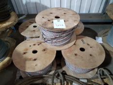 5 NO REEL OF 12MM MAGNIFLEX WIRE CIRCA 250M EACH REEL