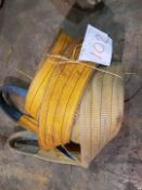 2 NO 3TONNE 3M LIFTING FLAT DUPLEX LIFTING SLINGS