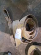 2 NO 3TONNE 4M LIFTING FLAT DUPLEX LIFTING SLINGS