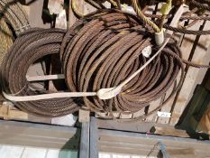 3 no 5t 32m Wire Rope Lifting Slings