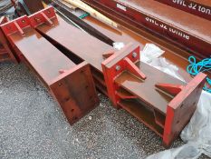 250 tonne Various RSJ Inserts 2 x 2M Lengths , 1 x 1m , 2 x 0.5M