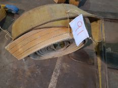 2 NO 3TONNE 4M LIFTING FLAT DUPLEX LIFTING SLINGS