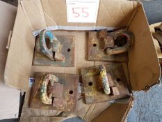 4 NO OF 2 TONNE LIFTING PLATES