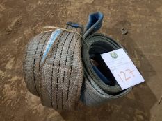 2 NO 4 TONNE 3M LIFTING FLAT DUPLEX LIFTING SLINGS