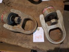 2 NO 13.7 TONNE M36 SWIVEL LIFTING POINT