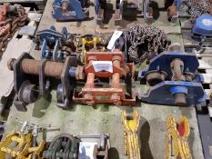 3 NO OF 5 TONNE GIRDER / BEAM TROLLIES