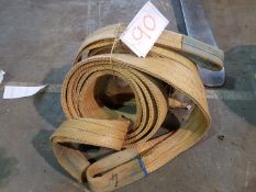 2 NO 3TONNE 4M LIFTING FLAT DUPLEX LIFTING SLINGS