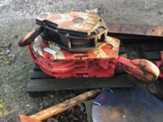 2 no Crane Hook Blocks , 1 x 16 tonne grove , 1 x circa 40 tonne Rams Horn Block