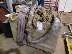 BOX OF POLY / HESSEM & FIBRE ROPE
