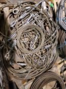 pallet of 2tonne Wire Rope Slings c.w Turnbuckles