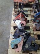 8 NO OF 3 TONNE GIRDER CLAMPS