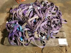 PALLET OF VARIOUS 1 TONNE LIFTING SLINGS