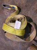 3 NO 3TONNE 6M LIFTING FLAT DUPLEX LIFTING SLINGS