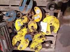 JOB LOT OF VARIOUS VERTICAL PLATE CLAMPS