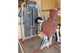 Independent Biceps Curl Weight Machine