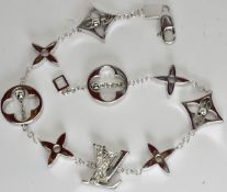 Louis Vuitton Idylle Blossom Diamond Monogram Bracelet 18k
