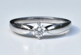 Bulgari Diamond Platinum Ring