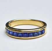 Tiffany & Co Sapphire Eternity Ring 18k