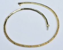 H. Stern Diamond & Gemstone Collar Necklace 18k