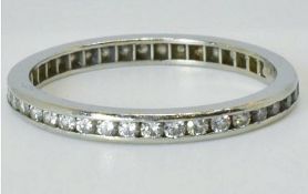 Tiffany & Co Platinum Diamond Full Eternity Ring