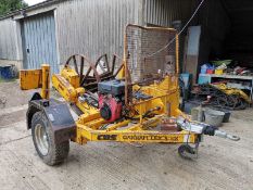 Cable drum trailer