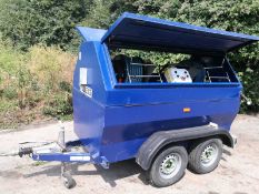 Twin axle bowser trailer