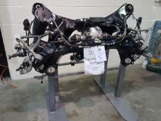 Jaguar XF Rear Axle on display stand