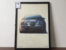 Framed (Jaguar S-Type) Print