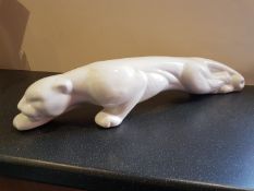 White Jaguar Orniment 19