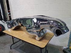 8ft Jaguar Dealership Leaping cat