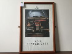 Framed Jaguar (XJ-s Convertible) Print