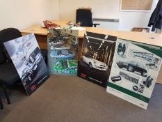4 x Jaguar Heritage Display Boards 23.5