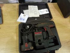Snap On Battery powered impact gun in case 18v with charger