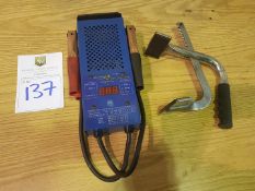 Snap On Blue Point Battery Load Tester and battery carrier