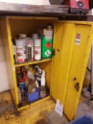 Steel storage Cupboard with Workshop Consumables inc