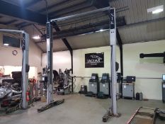 Garage Rotary 4000KG 2 post base less car / van Ramp 3 phase