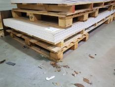 Pallet containing (8 x) 3000 x 1200 x 12.5mm Plaster Boards