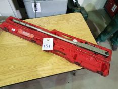 Britool Large Torque Wrench 1200lb - 5000lb in case