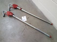 Oil Drum 205l despensing pumps x 2