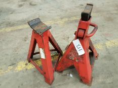 2 x Axle stands