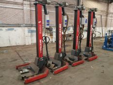 Totalkare s6 30 Tonne Vehicle lift with small wheel adaptions